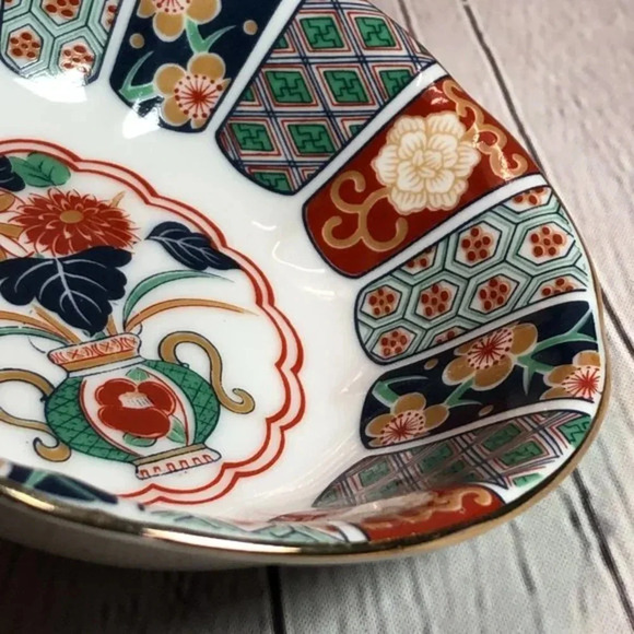 Vintage oriental design imari bowl cottagecore entertaining - Picture 8 of 8